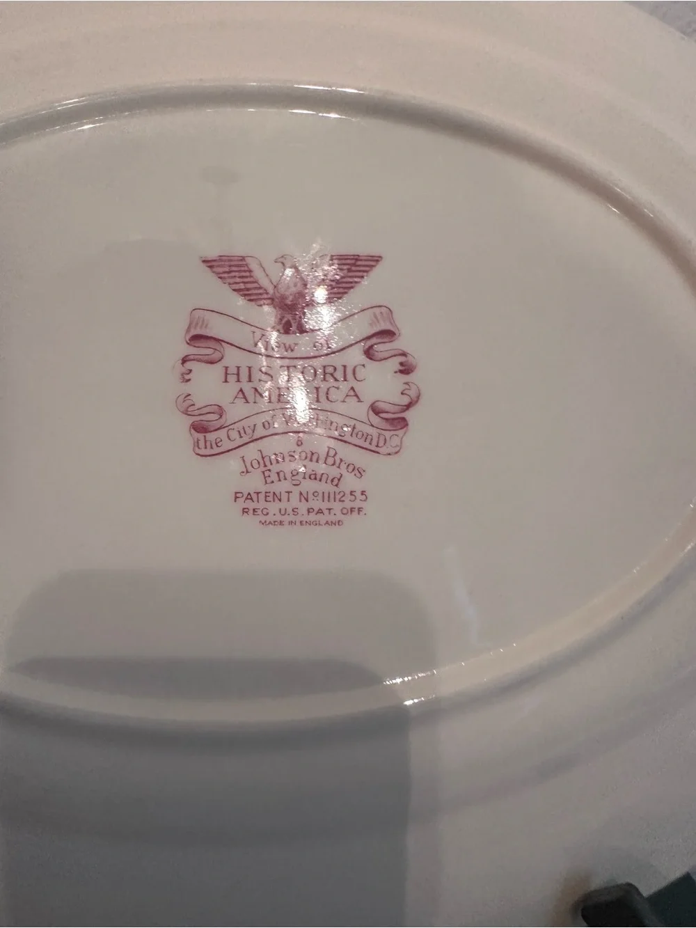 Johnson Brothers Pink Historic America 14.25